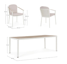 Učitajte sliku u preglednik galerije, Set baštenski sto + 8 stolica Ulises Vapor