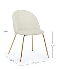 Učitajte sliku u preglednik galerije, Stolica Tanya bijela