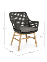 Učitajte sliku u preglednik galerije, Stolica Wilson crna