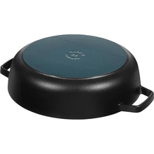 Učitajte sliku u preglednik galerije, Šerpa od lijevanog željeza Staub Chistera 28 cm crna