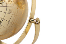 Učitajte sliku u preglednik galerije, Dekoracija globus stojeći Gold 13x33 cm