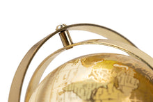 Učitajte sliku u preglednik galerije, Dekoracija globus stojeći Gold 13x33 cm