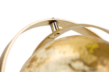 Učitajte sliku u preglednik galerije, Dekoracija globus stojeći Gold 13x33 cm