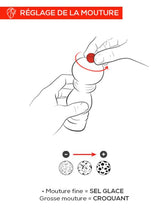 Učitajte sliku u preglednik galerije, Peugeot mlin za so bijeli Boreal 12 cm