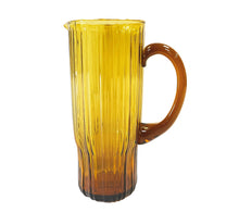 Učitajte sliku u preglednik galerije, Bokal Plisse amber 22 cm Brandani