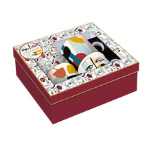 Učitajte sliku u preglednik galerije, Set 4 šolje Modernism 300 ml u poklon kutiji