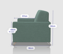 Učitajte sliku u preglednik galerije, Sofa na razvlačenje Ambrogio Vitarelax 173x96 cm zelena