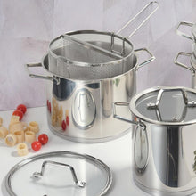 Učitajte sliku u preglednik galerije, Lonac za tjesteninu sa cjediljkom Brandani 7 litara