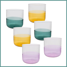 Učitajte sliku u preglednik galerije, Set čaša 6/1 RAINBOW I 410 ml