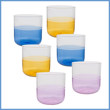 Učitajte sliku u preglednik galerije, Set čaša 6/1 RAINBOW II 410 ml