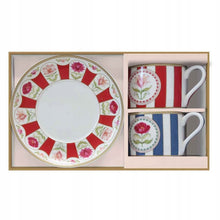 Učitajte sliku u preglednik galerije, Set 2 šolje sa tanjirićem Flowery 240 ml u poklon kutiji