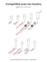 Učitajte sliku u preglednik galerije, Peugeot podloga za mlinove crna Linea