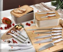 Učitajte sliku u preglednik galerije, Kutija za hljeb/kruh Brandani siva 30x15 cm