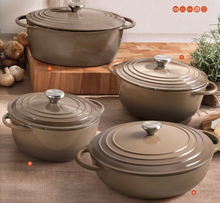 Učitajte sliku u preglednik galerije, Šerpa Cocotte Brandani gusana siva 5 litara