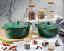 Učitajte sliku u preglednik galerije, Šerpa Cocotte Brandani gusana zelena 5 litara