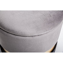 Učitajte sliku u preglednik galerije, Tabure Polina sivo-crni S