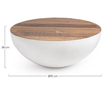 Učitajte sliku u preglednik galerije, Stolić Lancaster Bianco D90