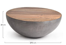 Učitajte sliku u preglednik galerije, Stolić Lancaster Grigio D90