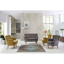 Učitajte sliku u preglednik galerije, Sofa dvosjed Orlins oker