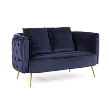 Učitajte sliku u preglednik galerije, Sofa dvosjed Tiffany plava