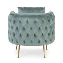 Učitajte sliku u preglednik galerije, Fotelja Tiffany zelena