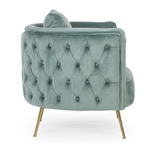 Učitajte sliku u preglednik galerije, Fotelja Tiffany zelena