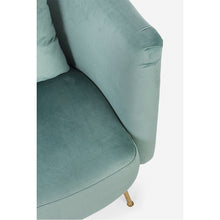 Učitajte sliku u preglednik galerije, Sofa dvosjed Tiffany tirkiz