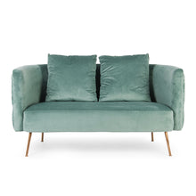 Učitajte sliku u preglednik galerije, Sofa dvosjed Tiffany tirkiz
