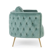 Učitajte sliku u preglednik galerije, Sofa dvosjed Tiffany tirkiz