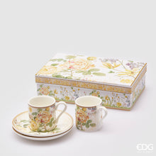 Učitajte sliku u preglednik galerije, Set šolja 2/1  EDG Flower 100 ml + poklon kutija

