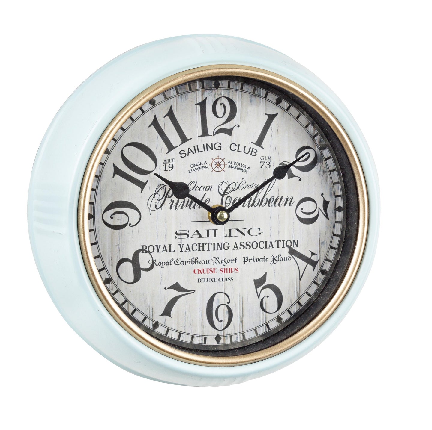 Sat zidni Old D25 cm plavi