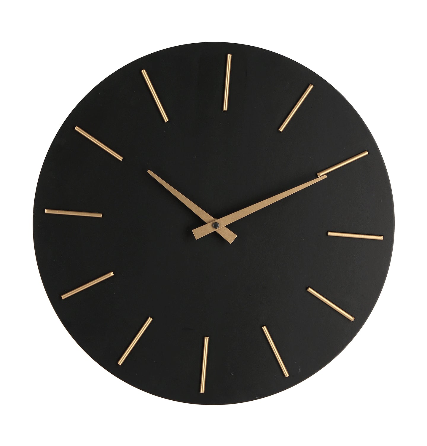 Sat zidni Timeline crni D40 cm