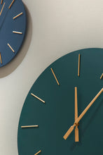 Učitajte sliku u preglednik galerije, Sat zidni Parete Timeline zeleni 60 cm
