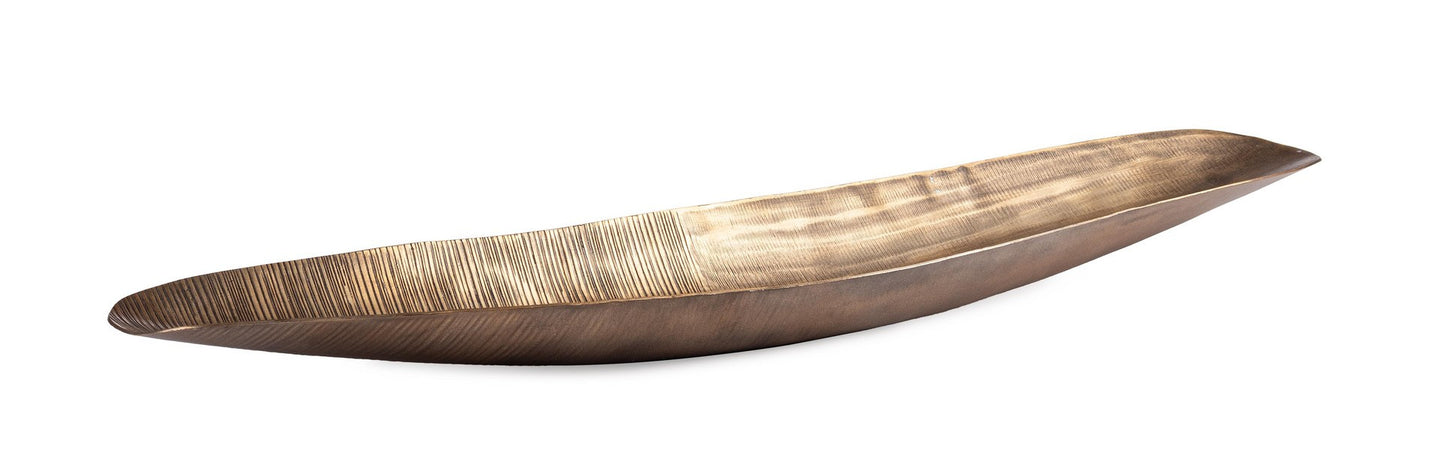 Dekorativna zdjela Reel Golden 47x14 cm