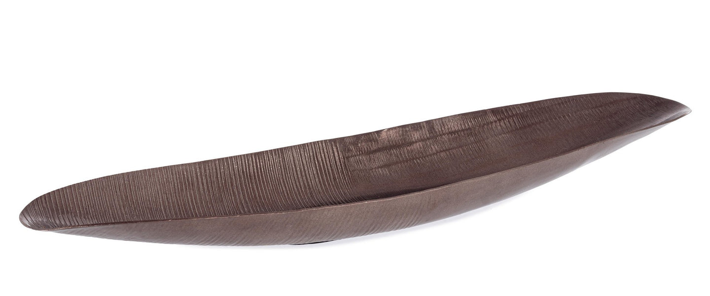 Dekorativna zdjela Reel bronzana 56x15,5 cm