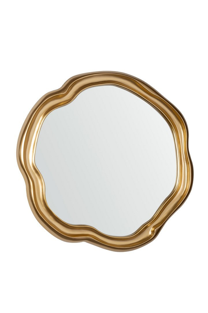 Ogledalo Felipe zlatno 75x75 cm