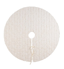 Učitajte sliku u preglednik galerije, Ukrasni pokrivač baze jelke Wolly Avorio 90 cm
