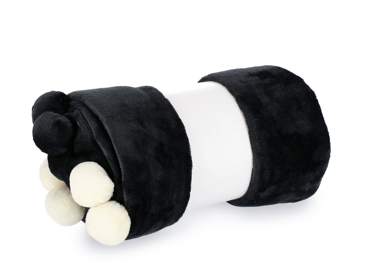 Deka PomPom crna 150x200 cm