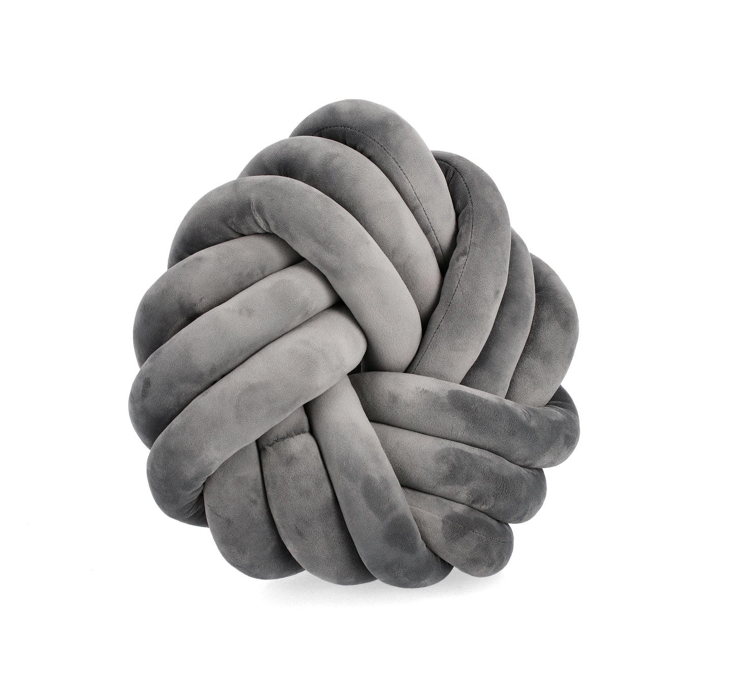 Dekorativni jastuk Entwine D38 cm sivi