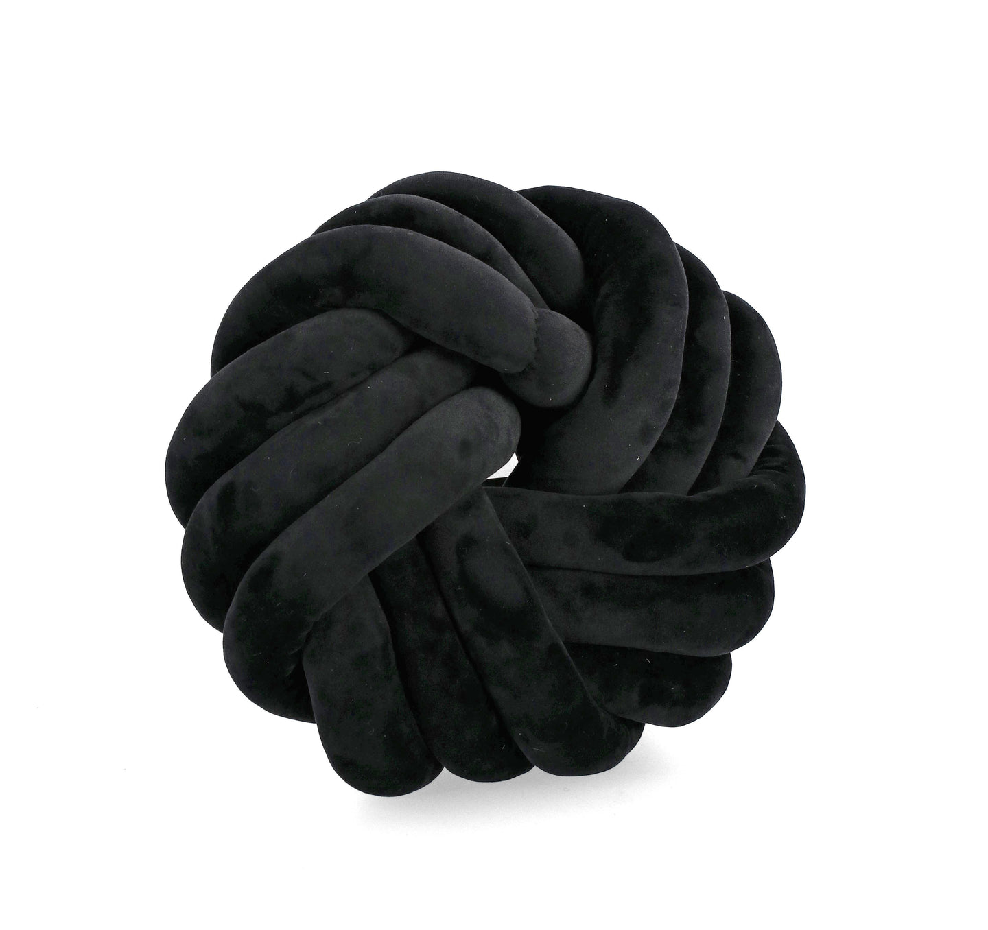 Dekorativni jastuk Entwine D38 cm crni