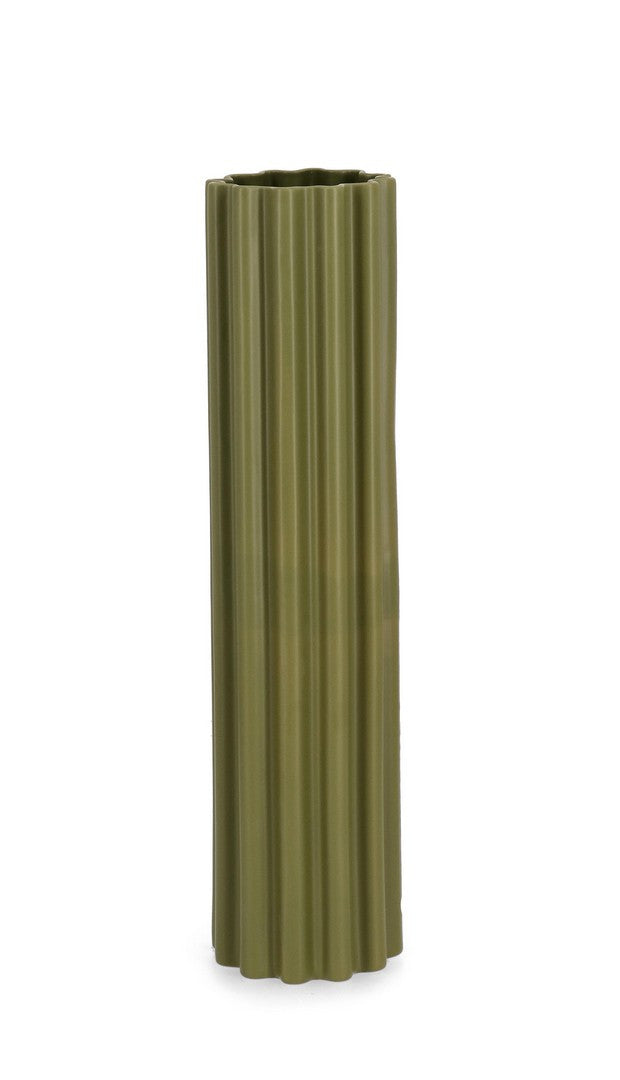 Vaza Holaf zelena 15x61h cm