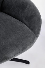 Učitajte sliku u preglednik galerije, Fotelja Violante Black Swivel
