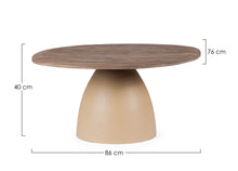 Učitajte sliku u preglednik galerije, Klub sto Stanley rustic D86 cm
