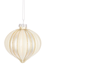 Učitajte sliku u preglednik galerije, Novogodišnja staklena kugla Clio šampanj assorto 3
