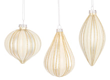 Učitajte sliku u preglednik galerije, Novogodišnja staklena kugla Clio šampanj assorto 3
