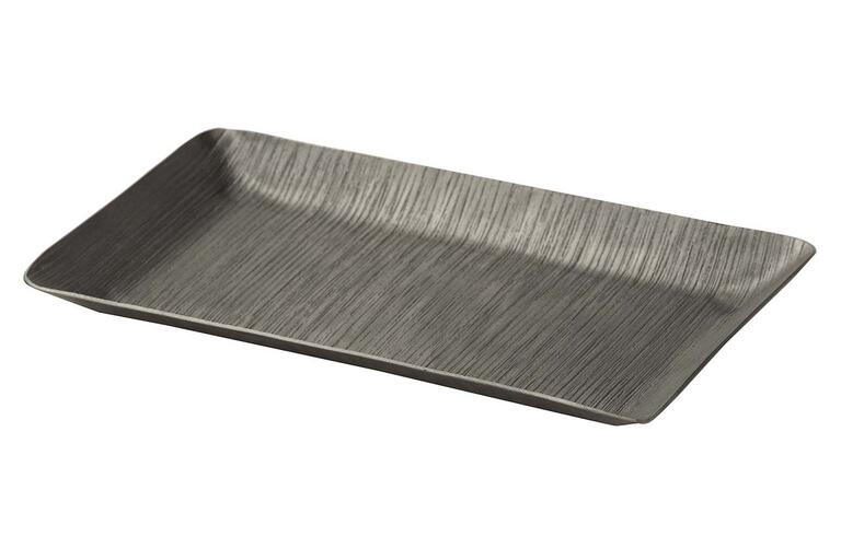 Dekorativna posuda Centro 27x16 cm siva