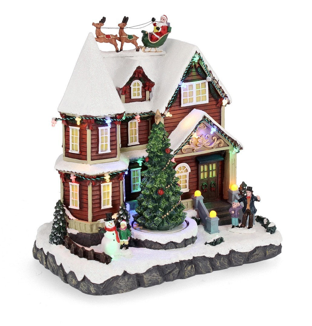 Muzička figura Denver House sa LED lampicama