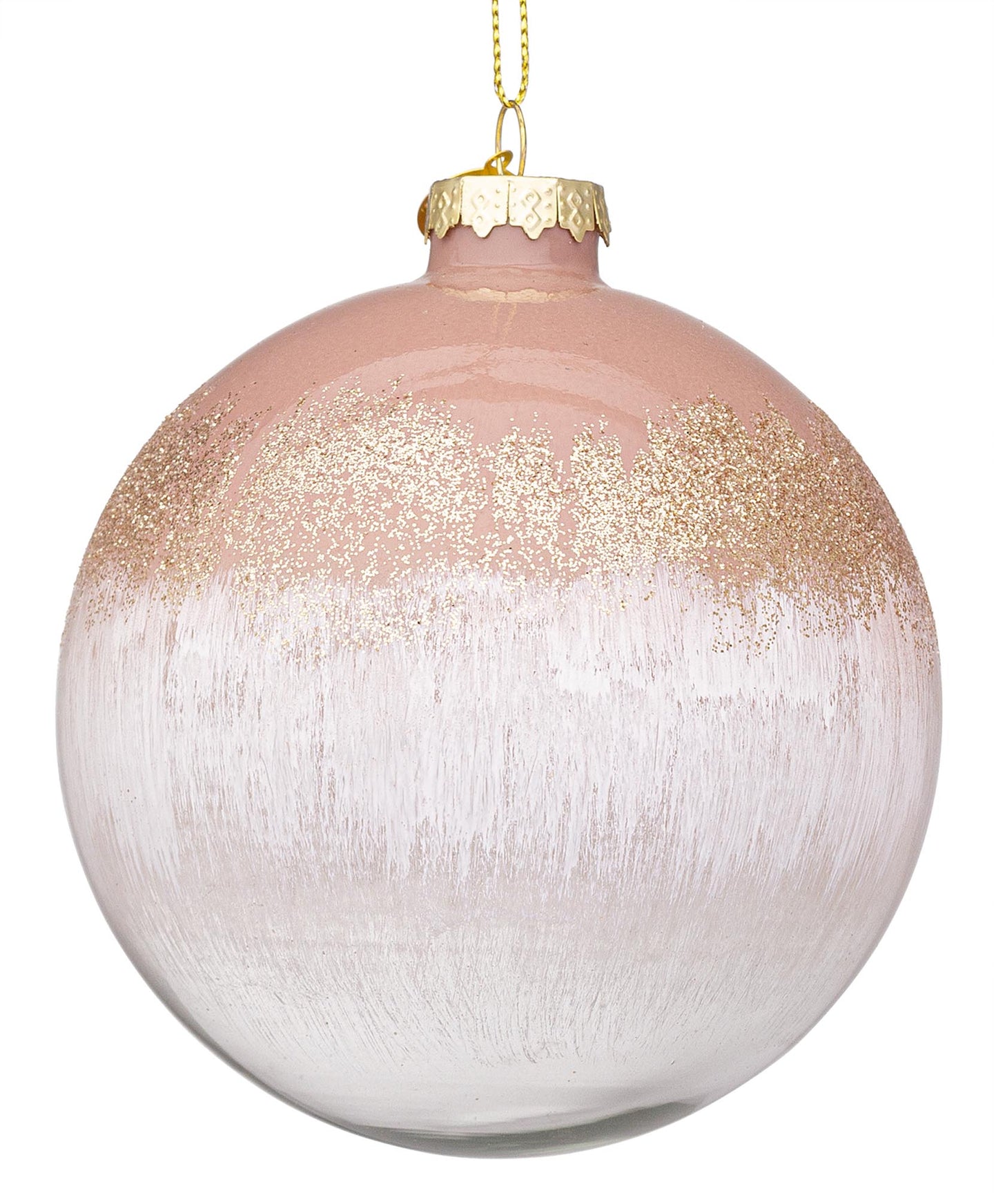 Novogodišnja kugla Elegance pink D100 mm