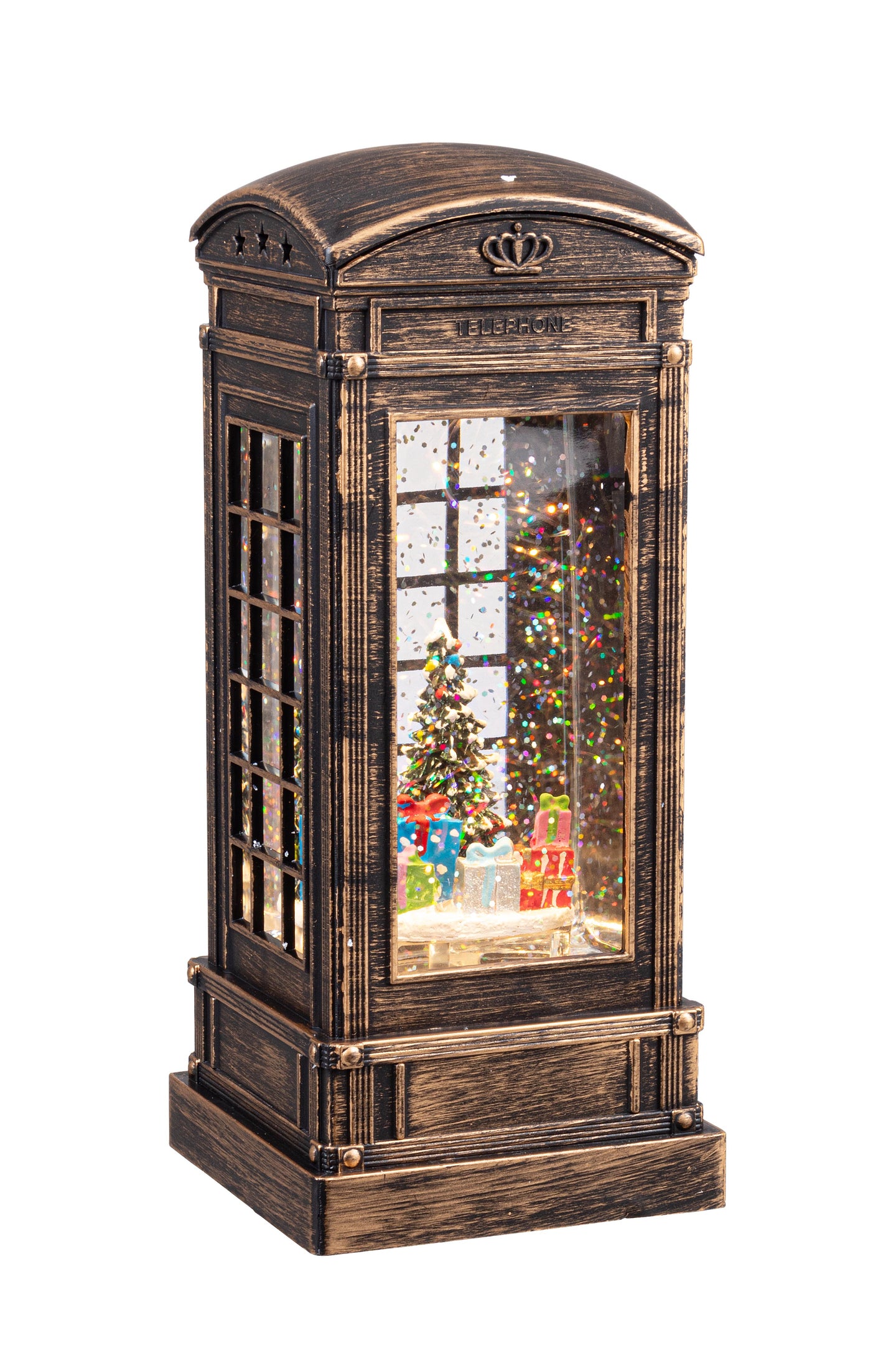 Snježna kugla govornica gold  H21 cm