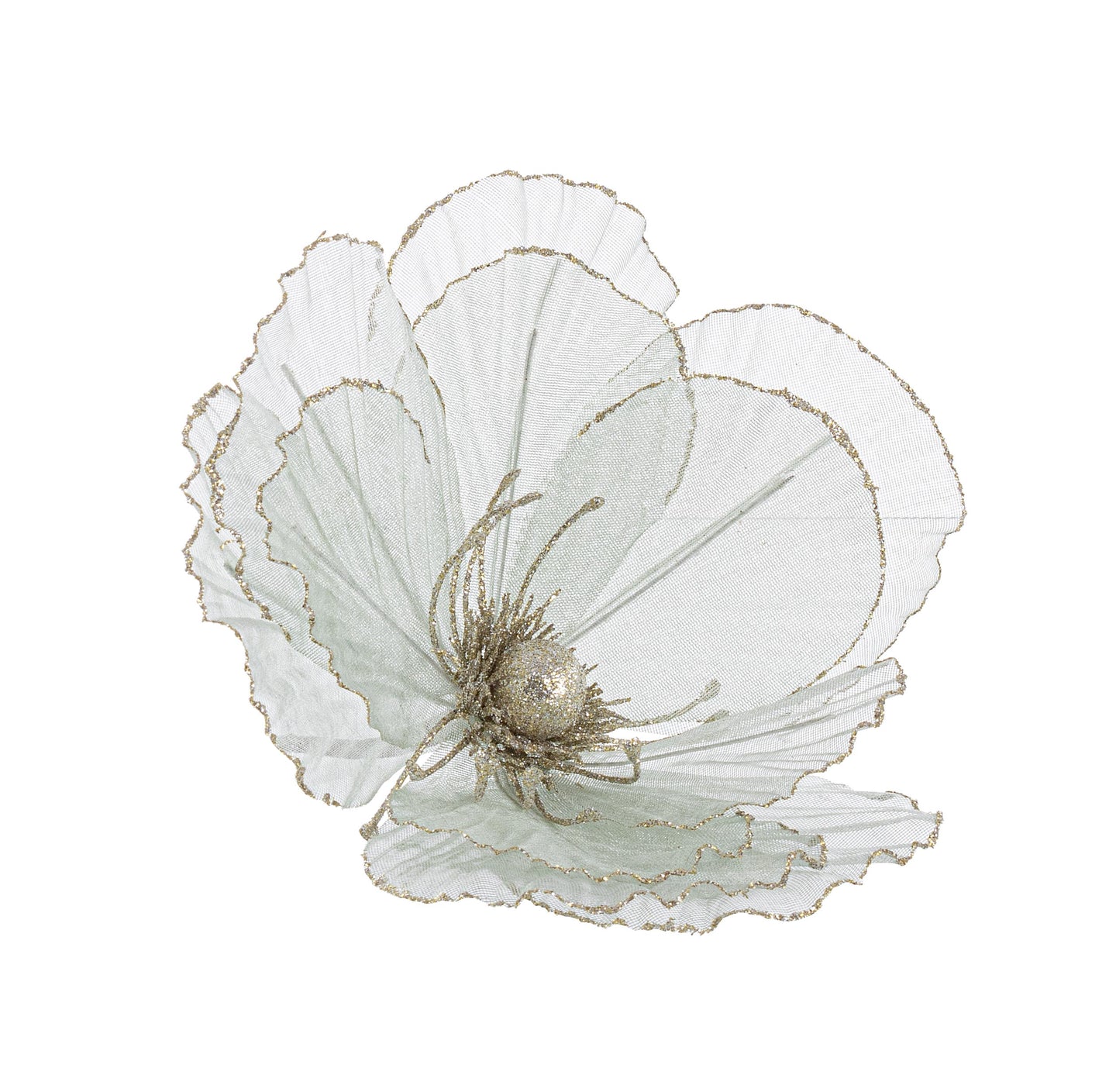 Cvijet za jelku Olympias magnolia Green 27x27 cm